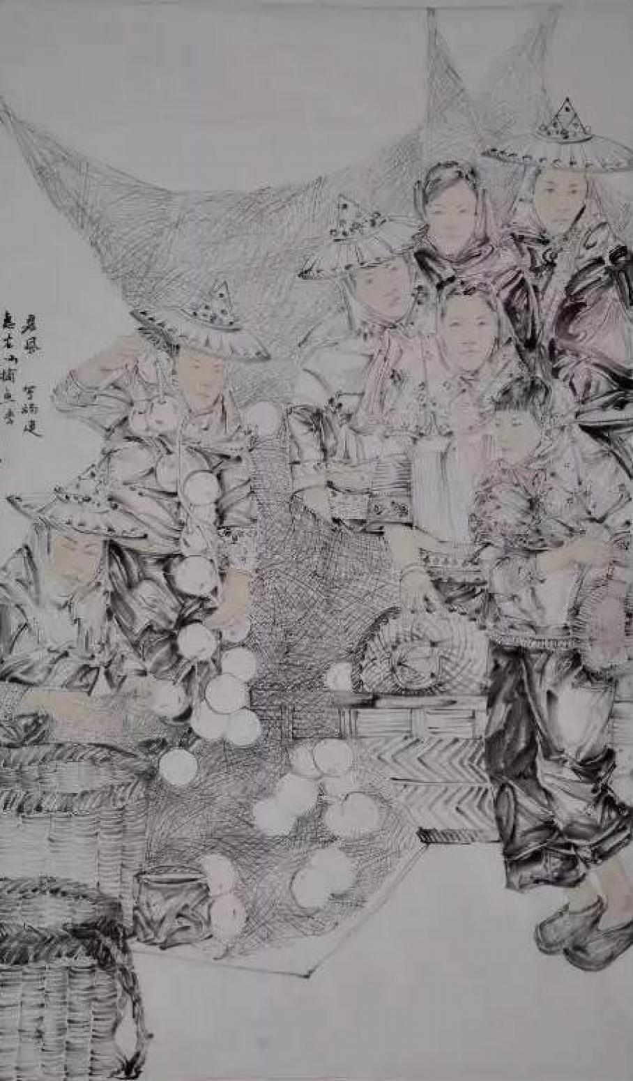 范云平国画作品《【人物6】作者范云平》【图0】