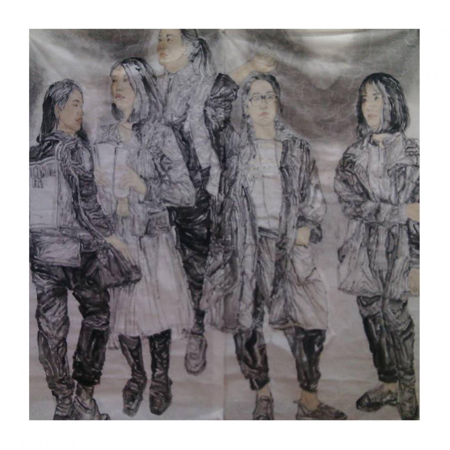 范云平国画作品《【人物8】作者范云平》