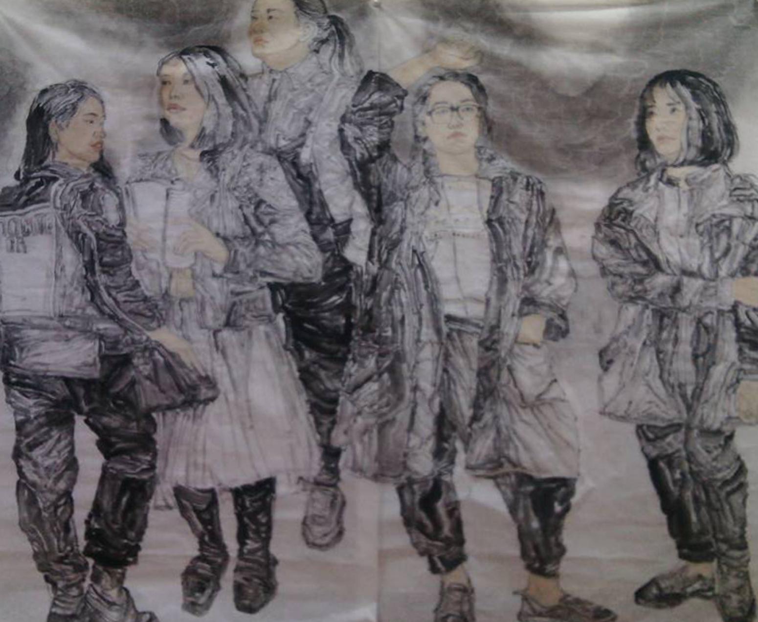 范云平国画作品《【人物8】作者范云平》【图0】