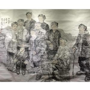 艺术品图片：艺术家范云平国画作品名称《【人物9】作者范云平》价格7200.00 元