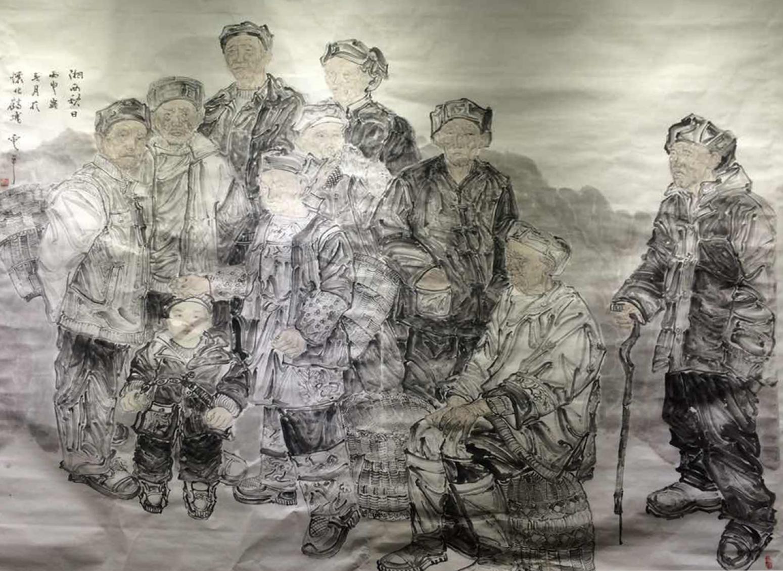 范云平国画作品《【人物9】作者范云平》【图0】