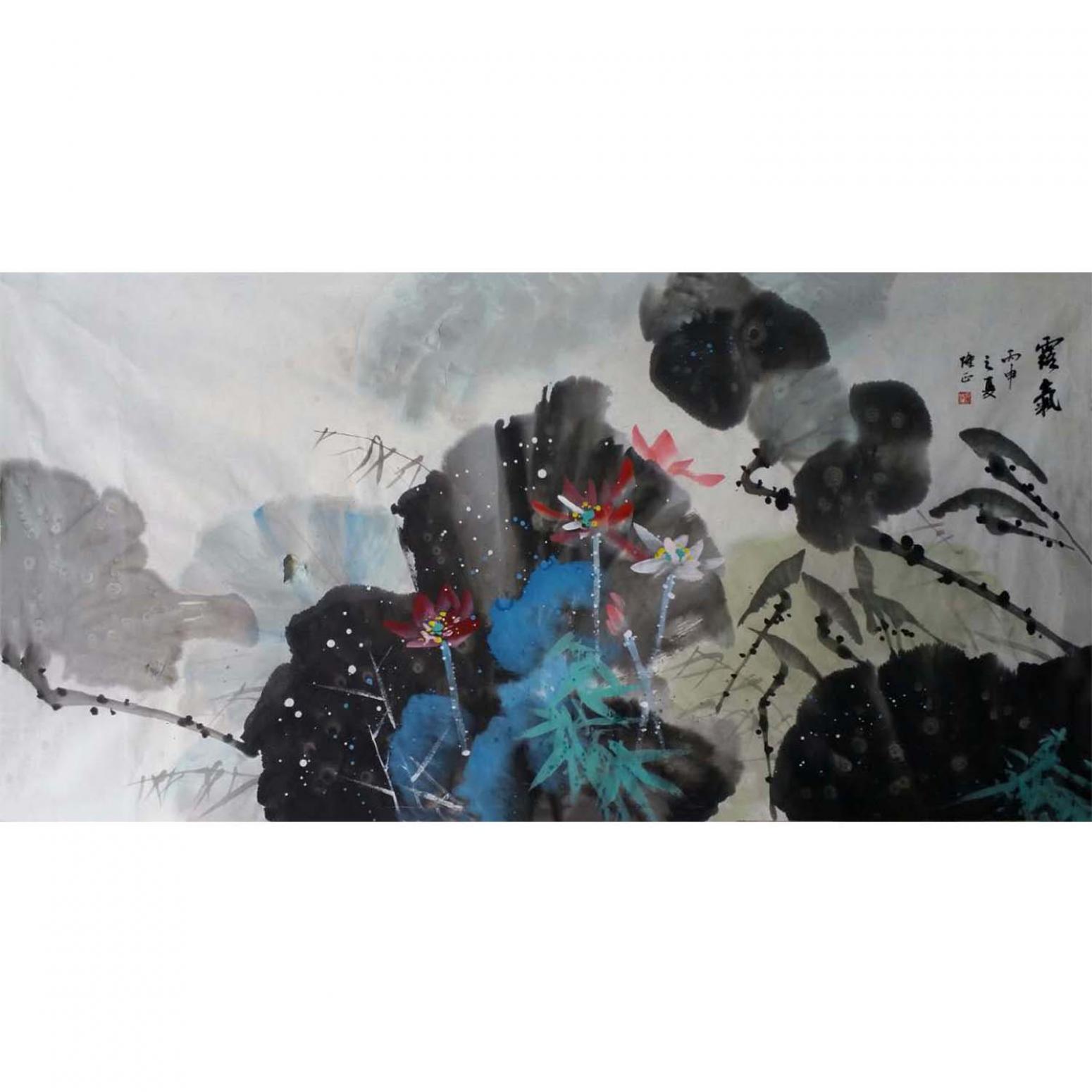 高隆正国画作品《【露气】作者高隆正》