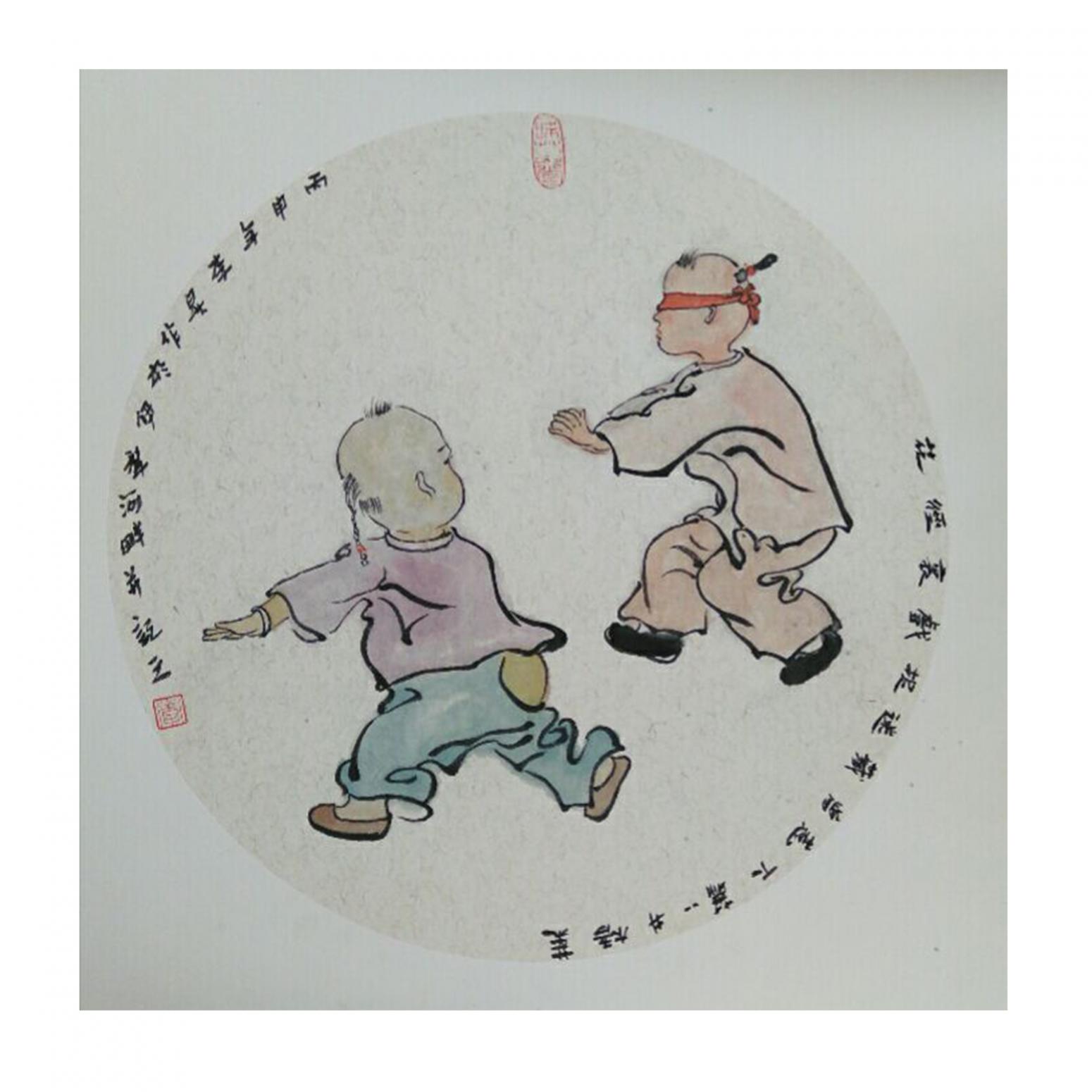 李昇国画作品《【人物4】作者李昇》