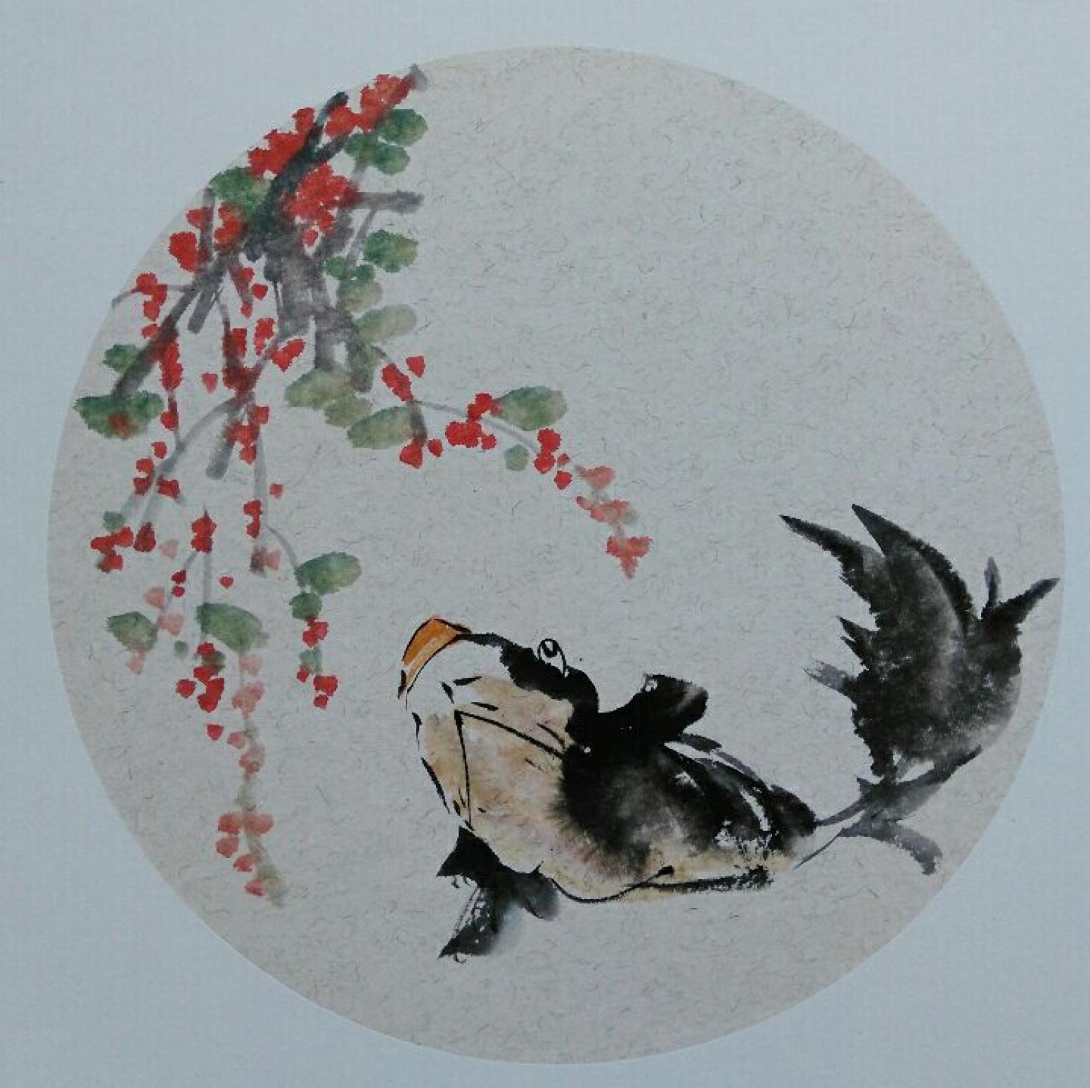 李昇国画作品《【花鸟10】作者李昇》【图0】