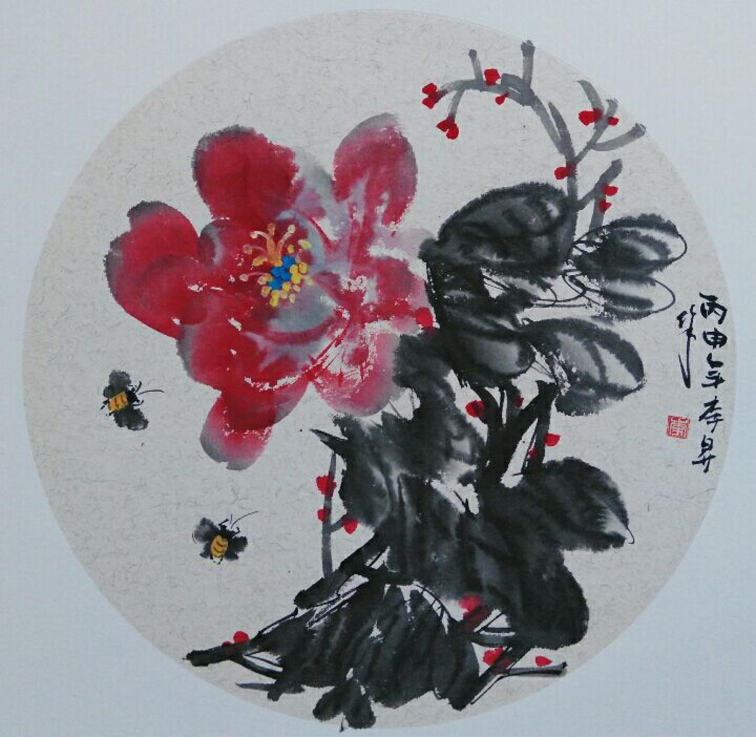 李昇国画作品《【花鸟11】作者李昇》【图0】