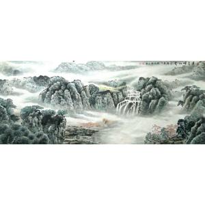 艺术品图片：艺术家郭振治国画作品名称《【清音伴山云】作者郭振治》价格4800.00 元