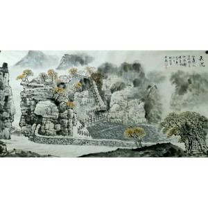 艺术品图片：艺术家郭振治国画作品名称《【天池】作者郭振治》价格1920.00 元