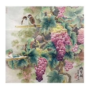 艺术品图片：艺术家姜进清国画作品名称《【硕果图】作者姜进清》价格1920.00 元