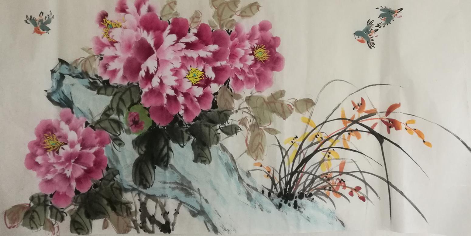 王长泉国画作品《【虫儿飞】作者王长泉》【图0】