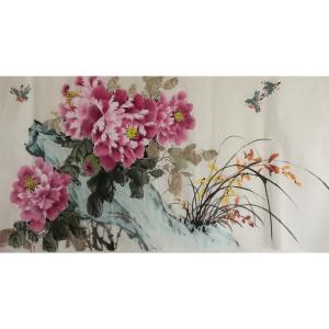 艺术品图片：艺术家王长泉国画作品名称《【虫儿飞】作者王长泉》价格386.00 元