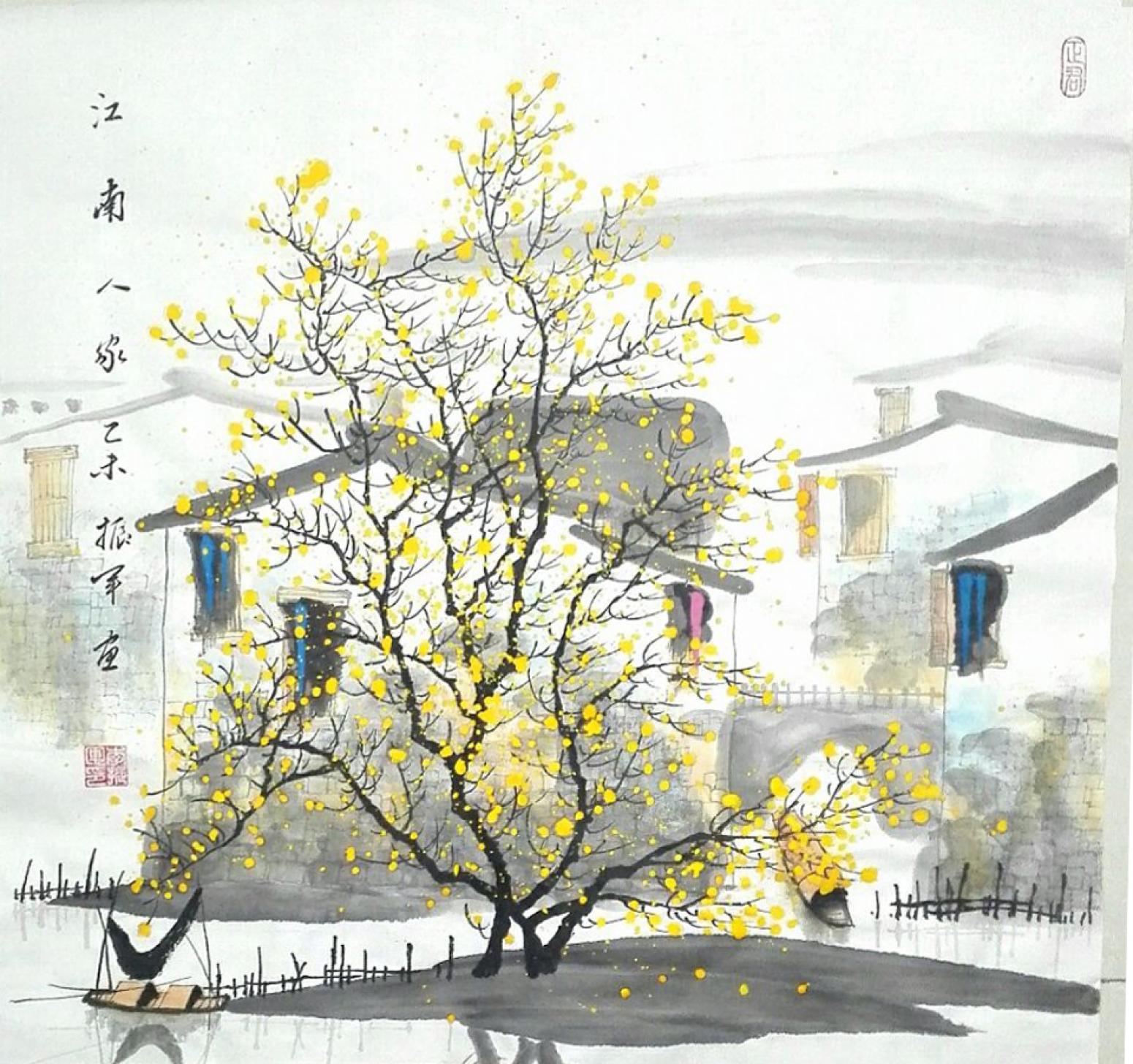 李振军国画作品《【山水12】作者李振军》【图0】