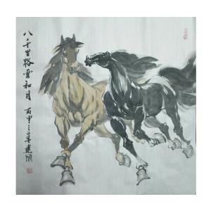 刘建国国画作品《【八千里路云和月】作者刘建国》价格480.00元