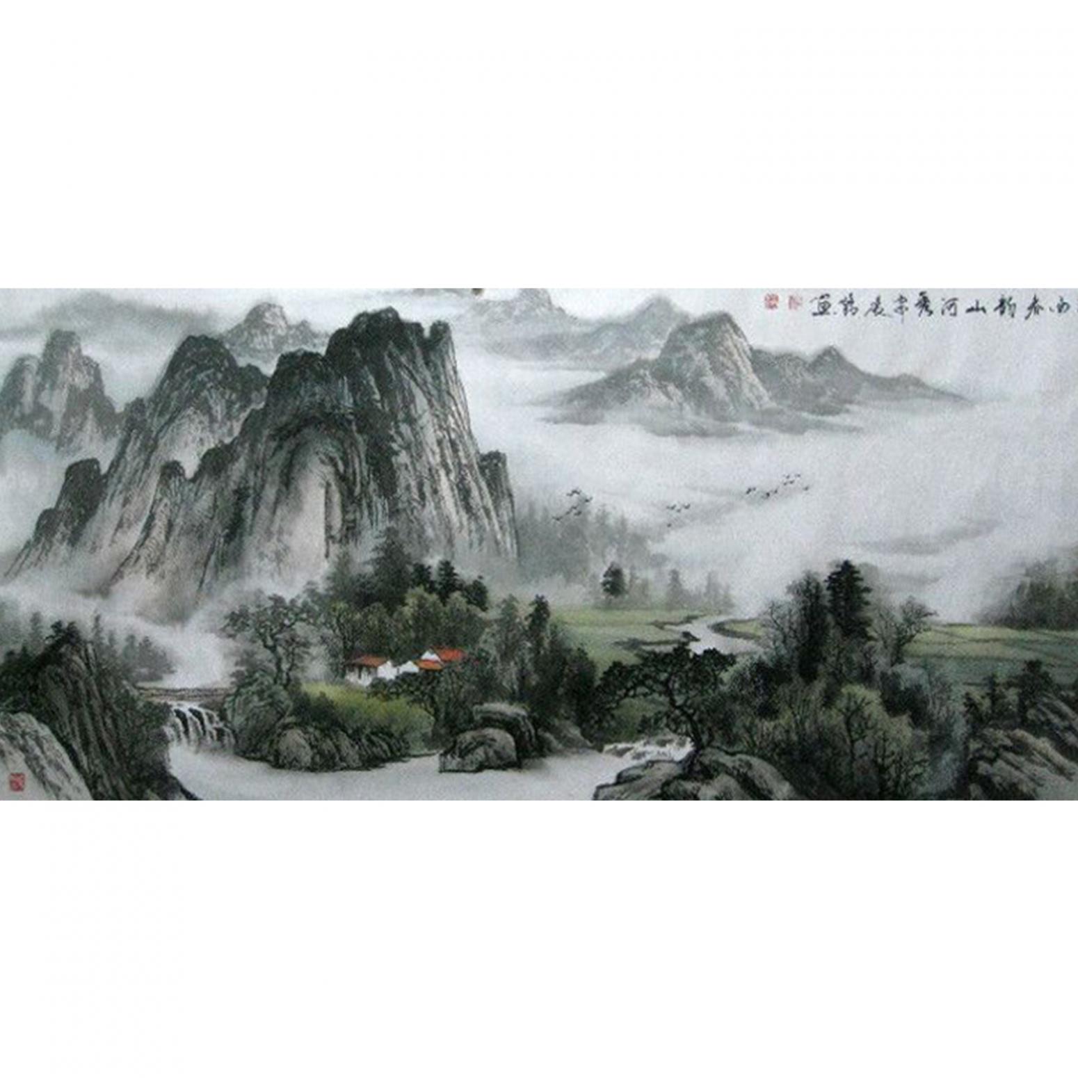 赵振科国画作品《【山水6】作者赵振科》