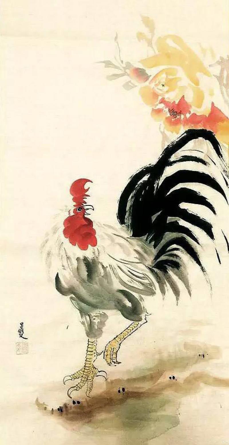 吕双国画作品《【金鸡独立】作者吕双》【图0】