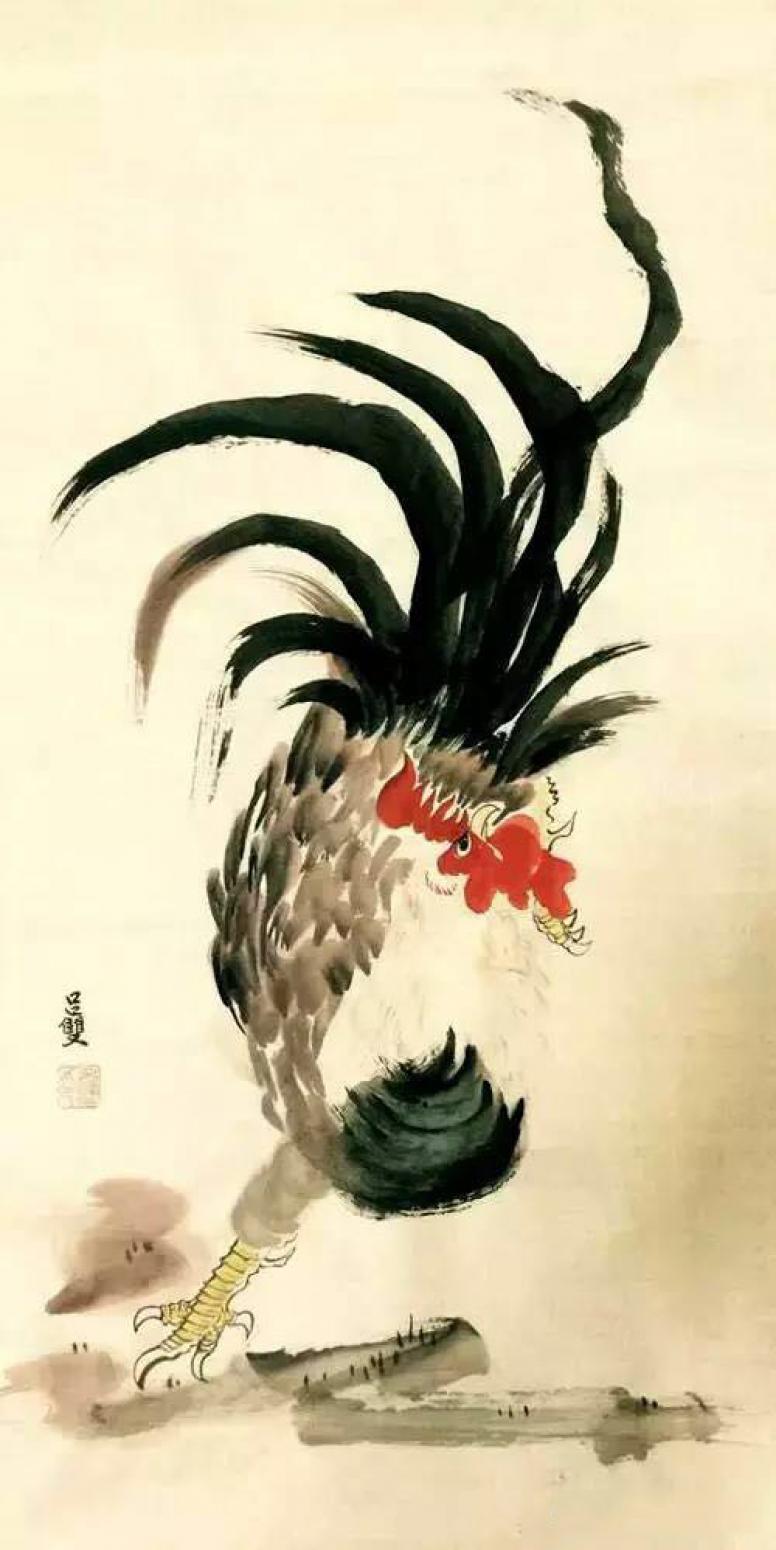 吕双国画作品《【雄风】作者吕双》【图0】