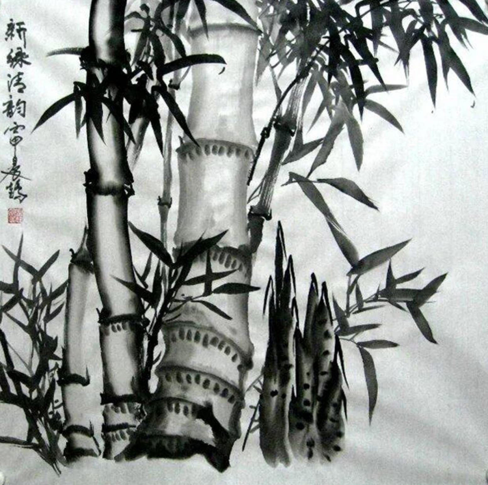 赵振科国画作品《【茂竹】作者赵振科》【图0】