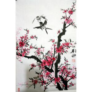 艺术品图片：艺术家刘好国画作品名称《【花鸟】作者刘好》价格720.00 元