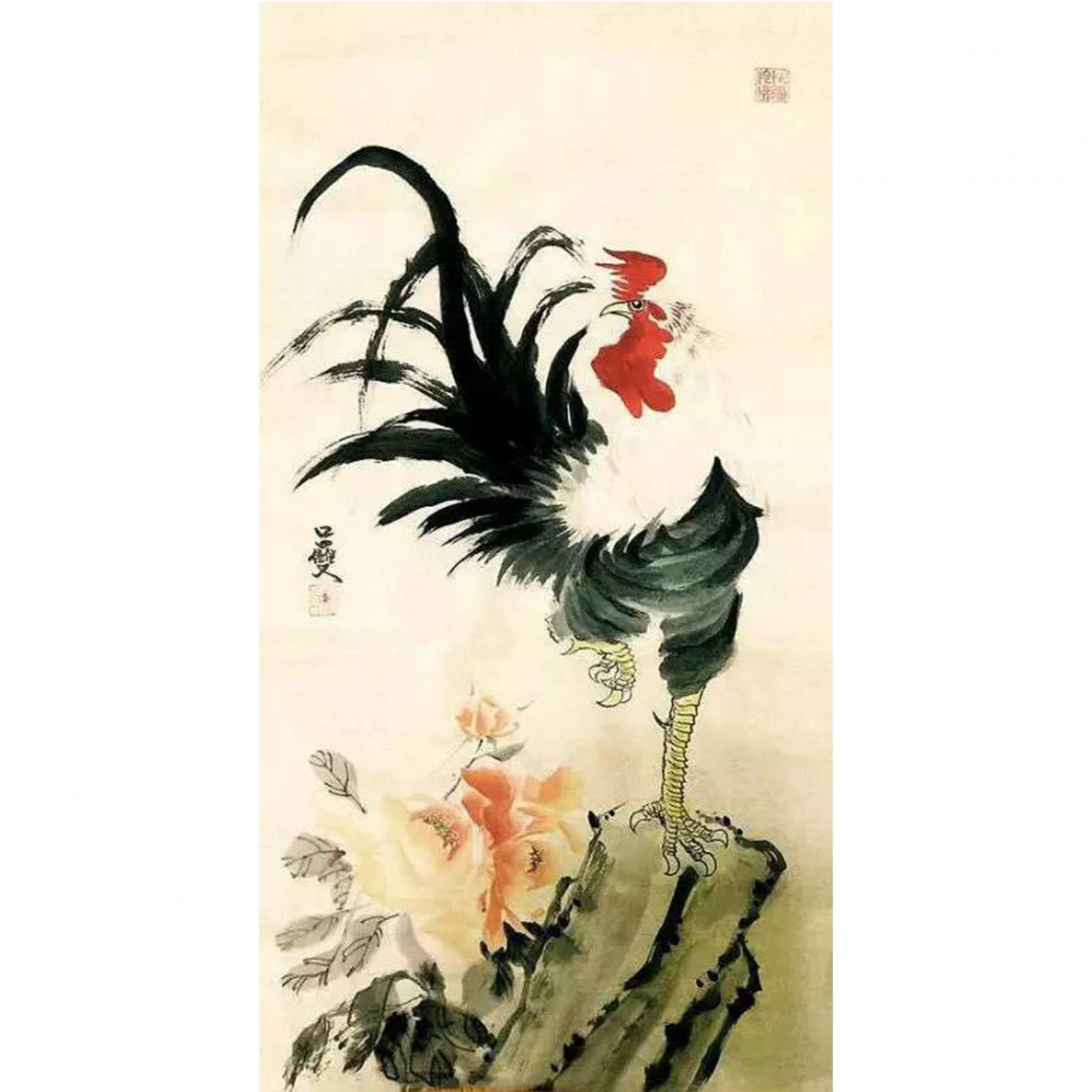 吕双国画作品《【傲慢】作者吕双》