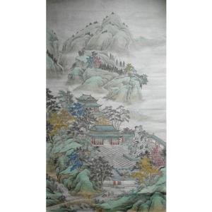 艺术品图片：艺术家陈奇培国画作品名称《【琼楼玉宇】作者陈奇培 临摹》价格1152.00 元