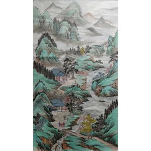 艺术品图片：艺术家陈奇培国画作品名称《【三两好友】作者陈奇培 临摹》价格1152.00 元