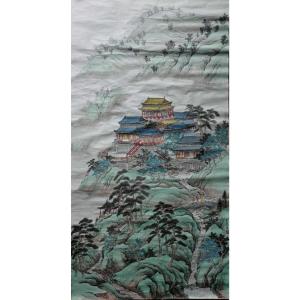 艺术品图片：艺术家陈奇培国画作品名称《【登高阑珊】作者陈奇培 临摹》价格1152.00 元
