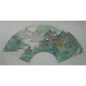 艺术品图片：艺术家陈奇培国画作品名称《【扇面】作者陈奇培 临摹》价格672.00 元