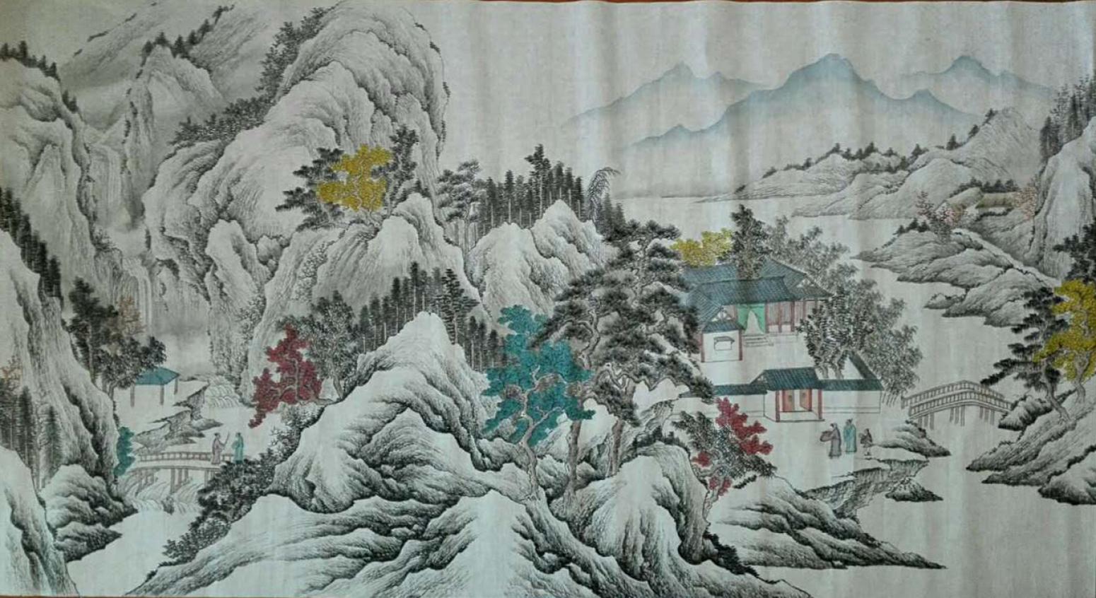 陈奇培国画作品《【拜访】作者陈奇培 临摹》【图0】