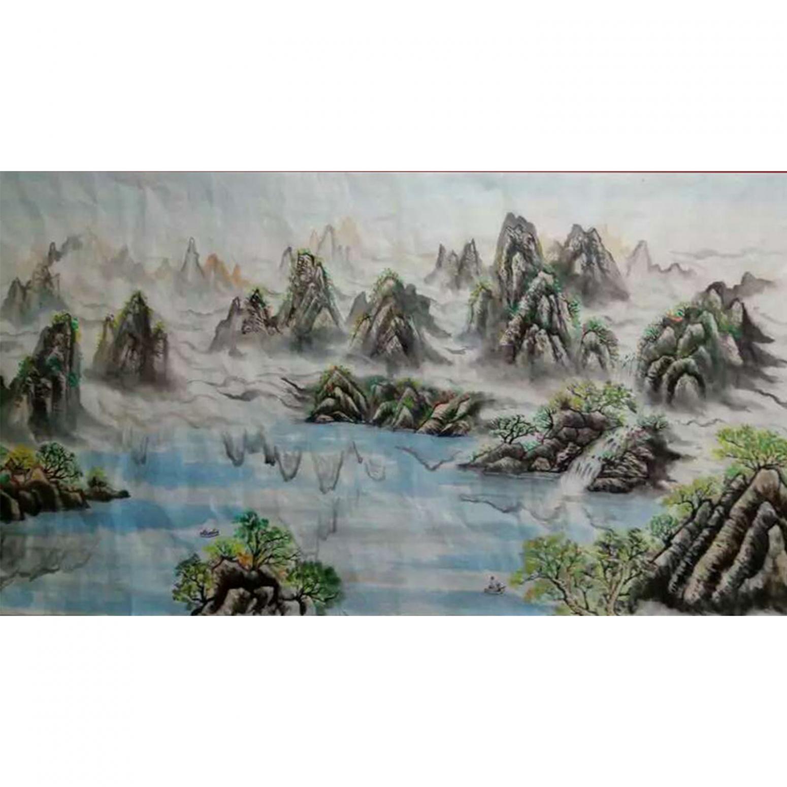 崔耀国画作品《【仙境】作者崔耀》