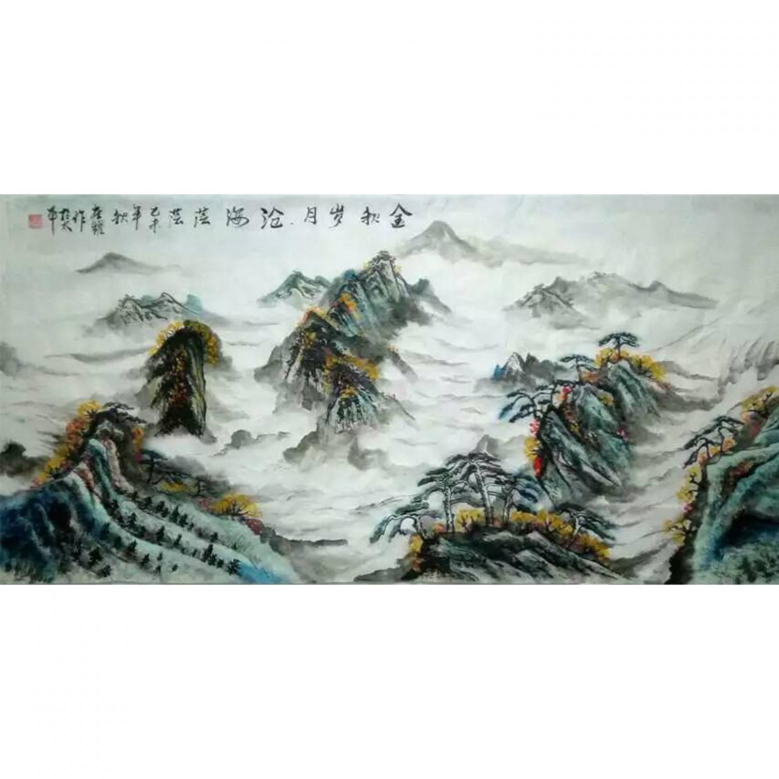 崔耀国画作品《【金秋岁月】作者崔耀》