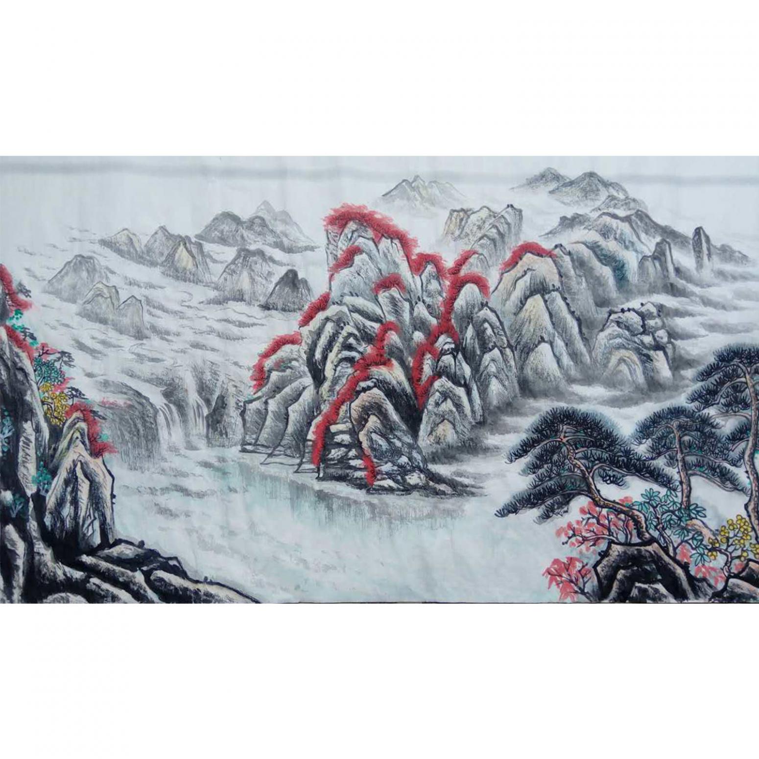 崔耀国画作品《【海角一边】作者崔耀》