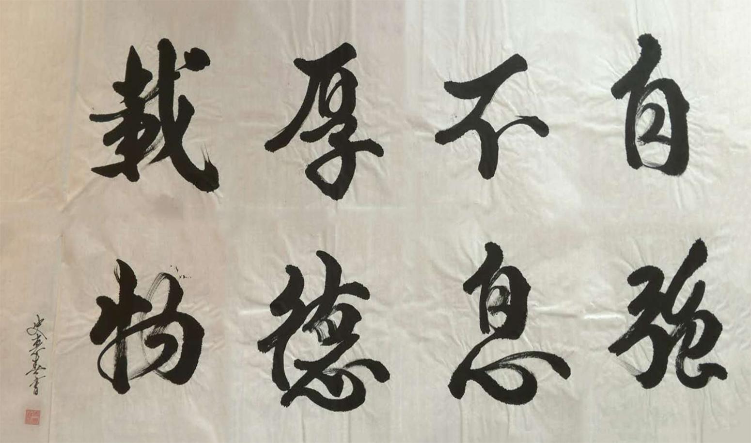 史惠春书法作品《【自强不息】作者史惠春》【图0】