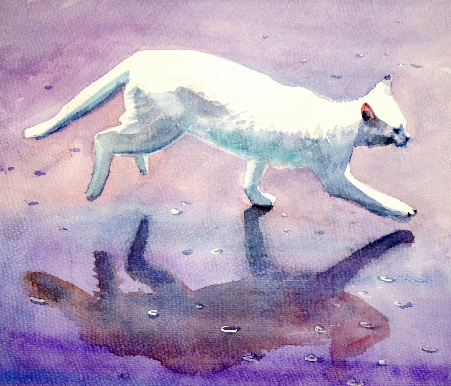 杨阳国画作品《【rain walker】作者杨阳》【图0】