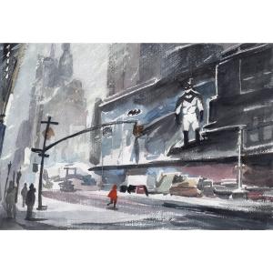 艺术品图片：艺术家杨阳国画作品名称《【暴风雪】作者杨阳》价格960.00 元