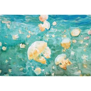 艺术品图片：艺术家杨阳国画作品名称《【悠悠游】作者杨阳》价格960.00 元