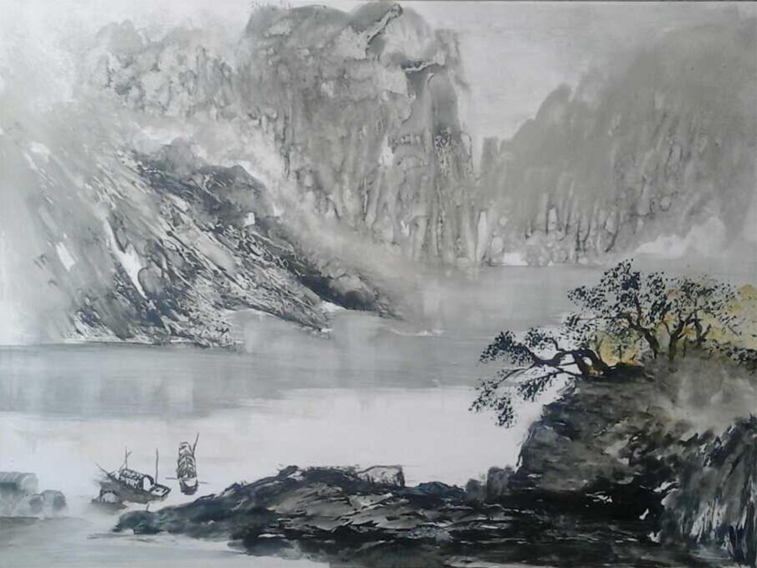 陈刚国画作品《【山水5】作者陈刚》【图0】