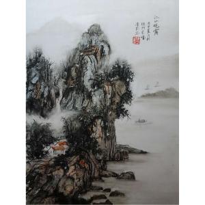 艺术品图片：艺术家陈刚国画作品名称《【山水8】作者陈刚》价格2880.00 元