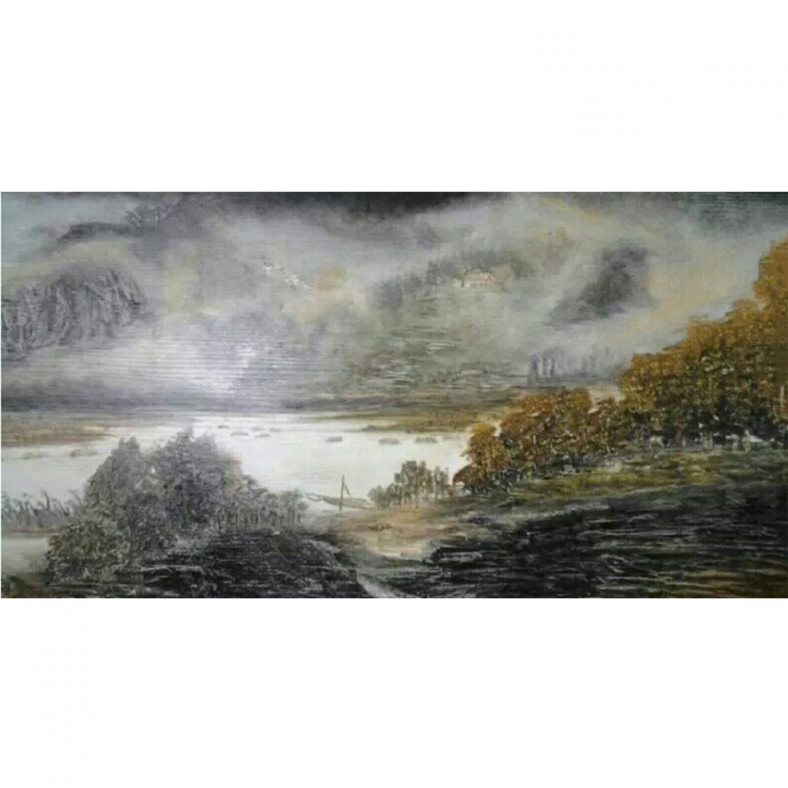 陈刚国画作品《【山水16】作者陈刚》