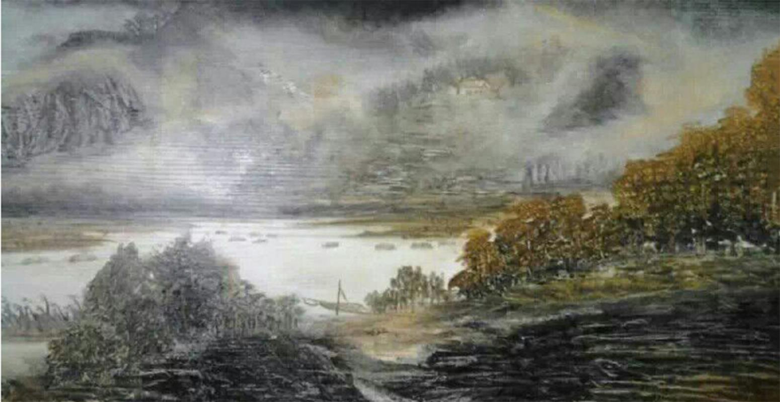 陈刚国画作品《【山水16】作者陈刚》【图0】