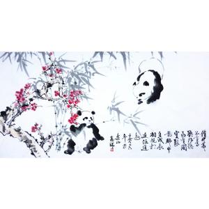 艺术品图片：艺术家高瑞国画作品名称《【熊猫1】作者高瑞》价格3840.00 元