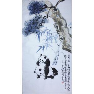 艺术品图片：艺术家高瑞国画作品名称《【熊猫3】作者高瑞》价格3840.00 元