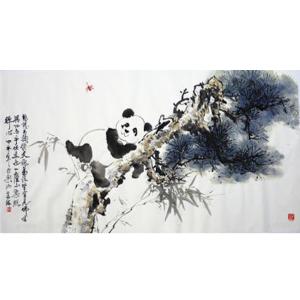 艺术品图片：艺术家高瑞国画作品名称《【熊猫6】作者高瑞》价格3840.00 元