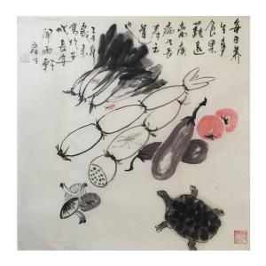 艺术品图片：艺术家田君才国画作品名称《【健康之道】作者田君才》价格4800.00 元