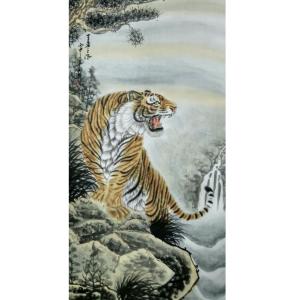 艺术品图片：艺术家魏文乐国画作品名称《【虎14】作者魏文乐》价格288.00 元