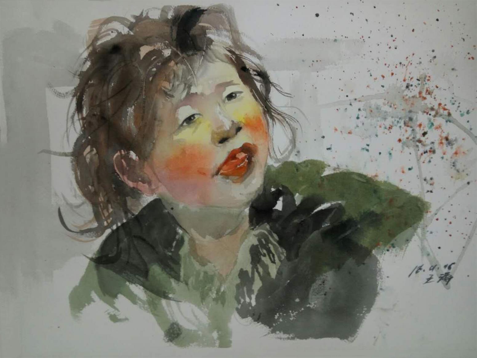 王涛油画作品《【稚嫩】作者王涛》【图0】