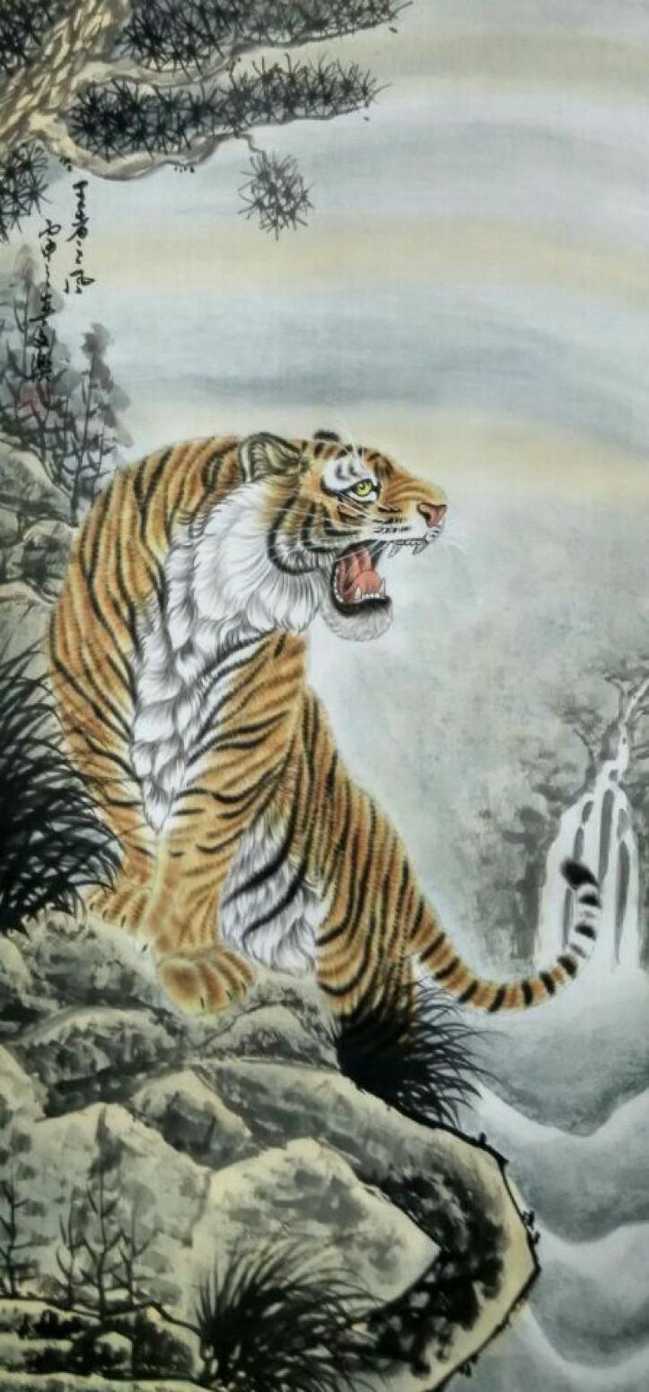 魏文乐国画作品《【虎20】作者魏文乐》【图0】