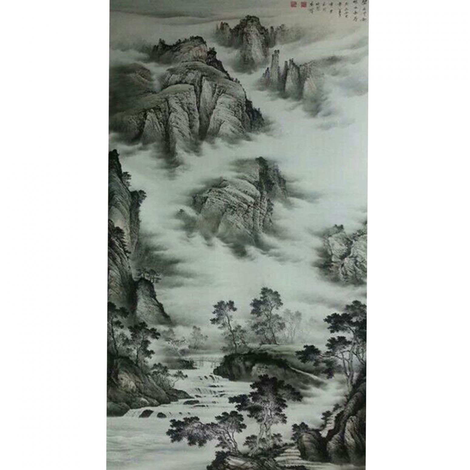 李富铭国画作品《【山水3】作者李富铭》