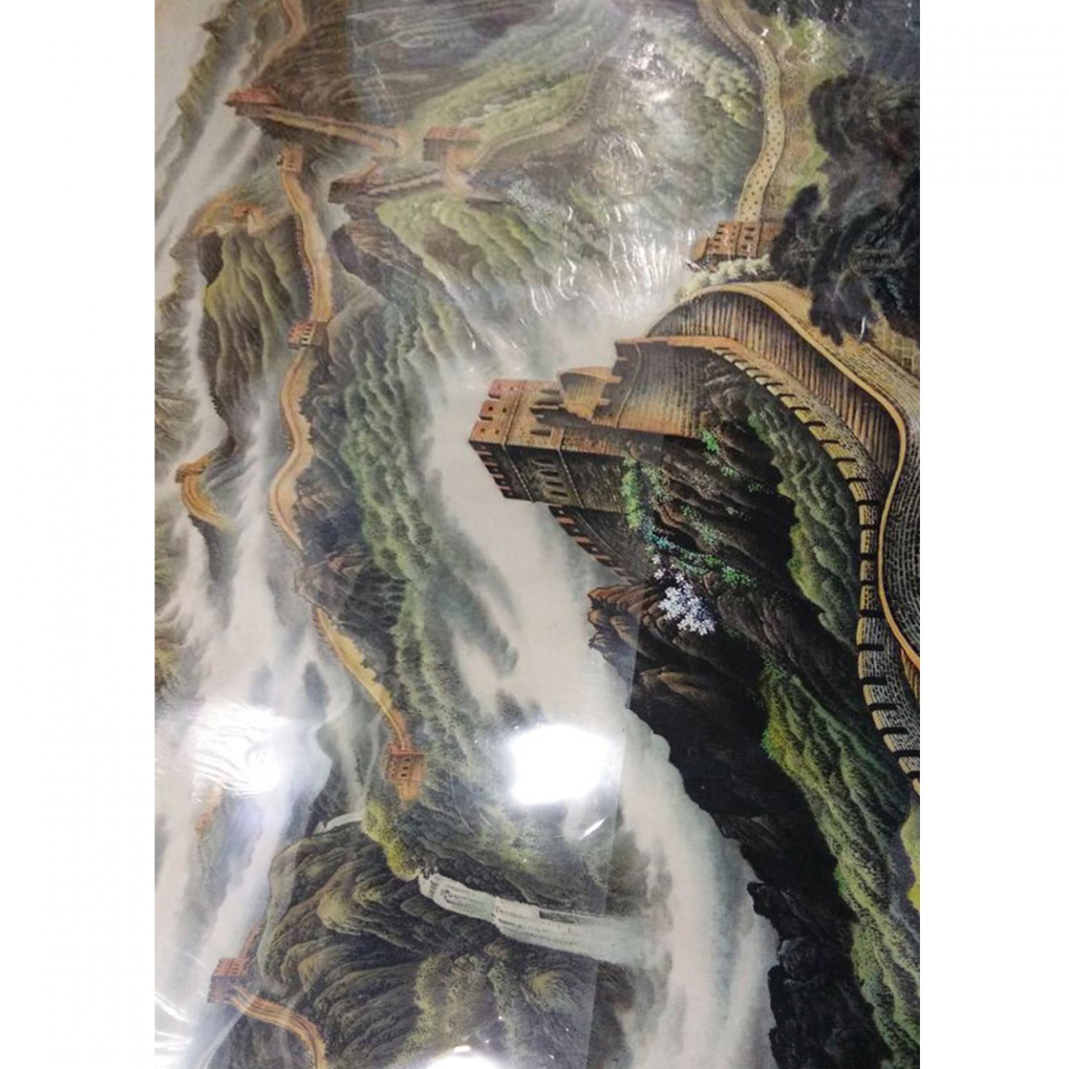 国画作品《【长城】作者李富铭》