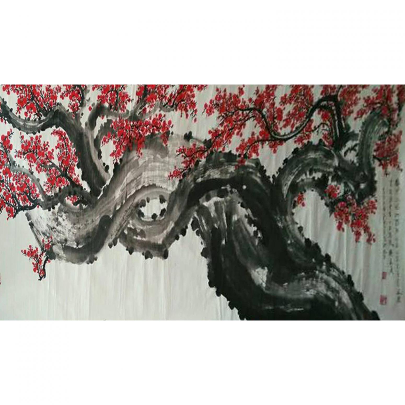 王云山国画作品《【梅花4】作者王云山》