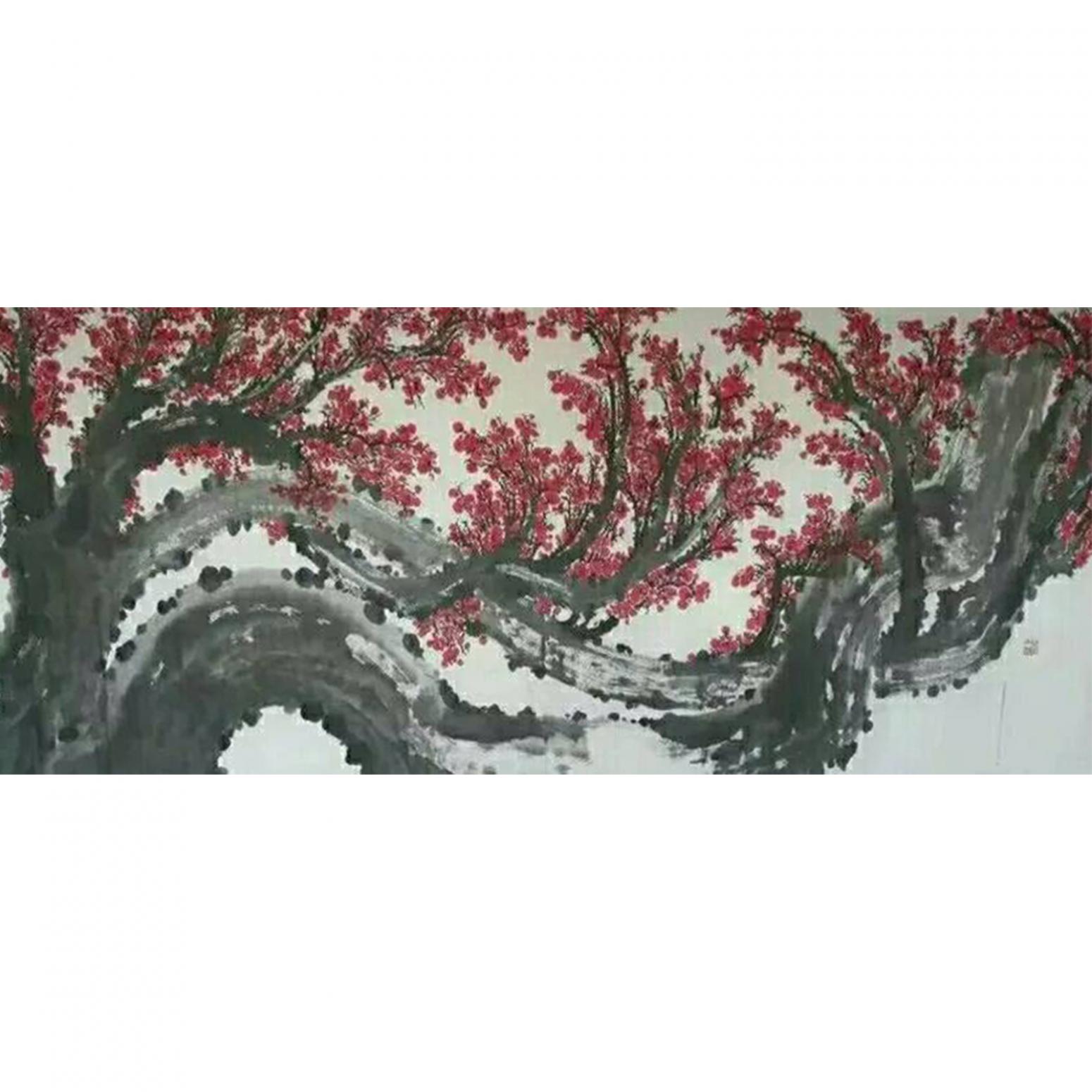 王云山国画作品《【梅花10】作者王云山》