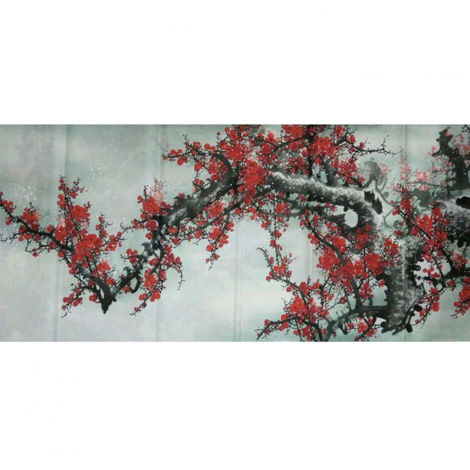 徐水英国画作品《【梅花3】作者徐水英》